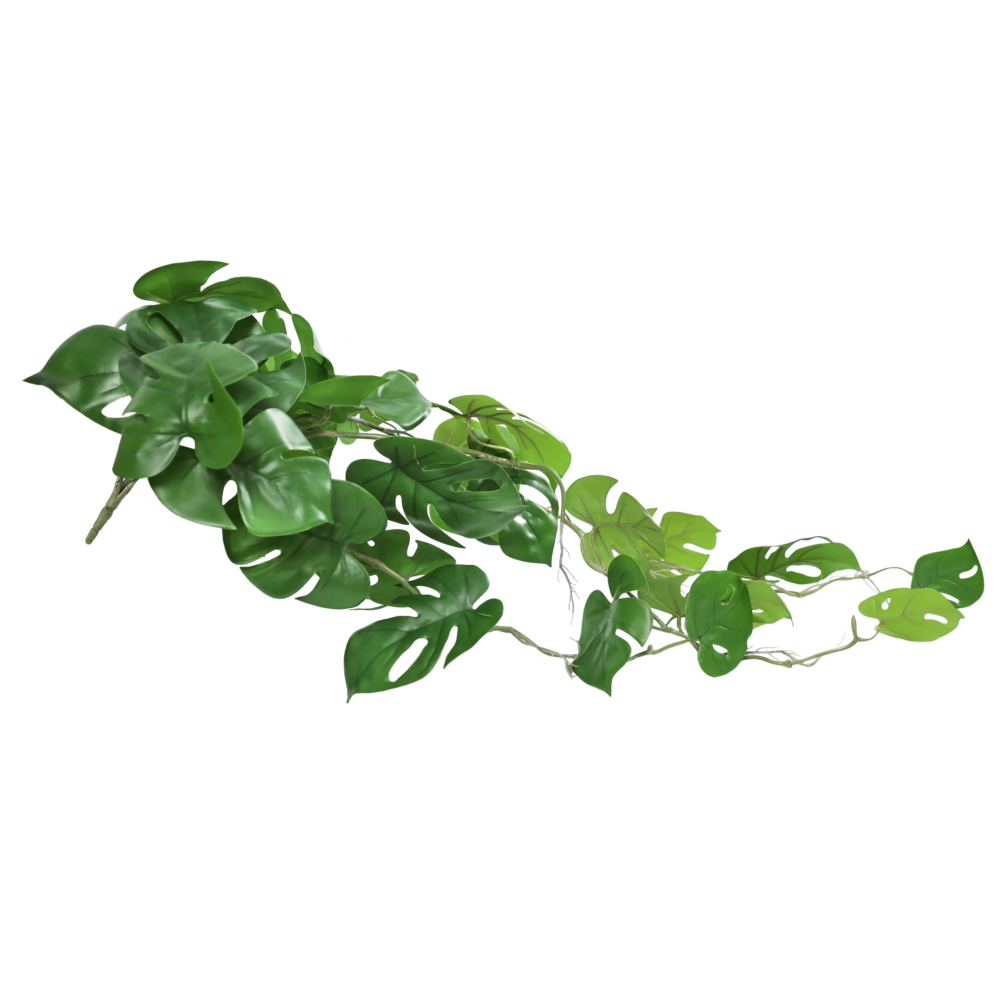 Artificial Split Leaf Philodendron Monstera Leaf Vine Hanging Plant