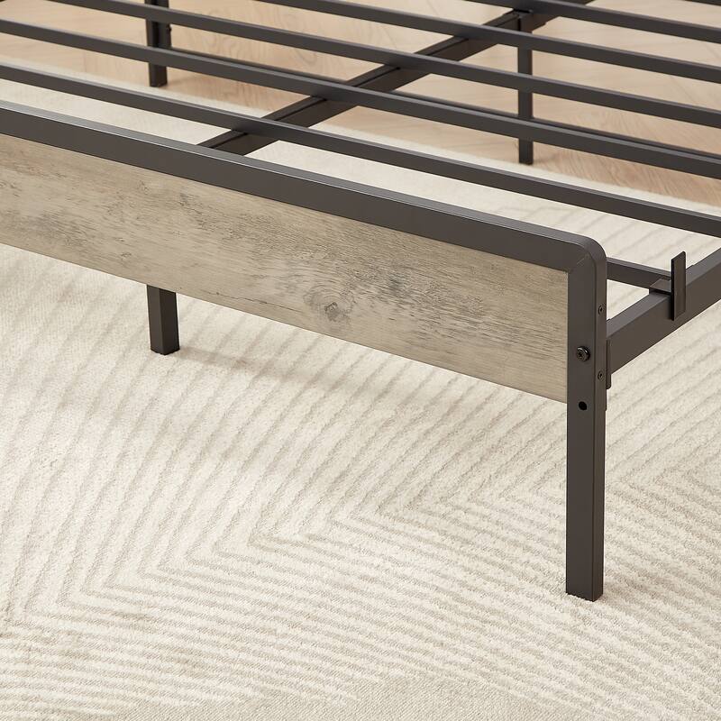 Full and Queen Size Bed Frame with Charging Station and Storage.