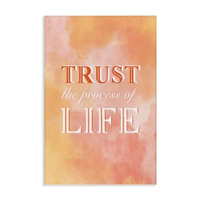 Stupell Trust The Process Of Life Canvas Wall Art Design By Martina Pavlova