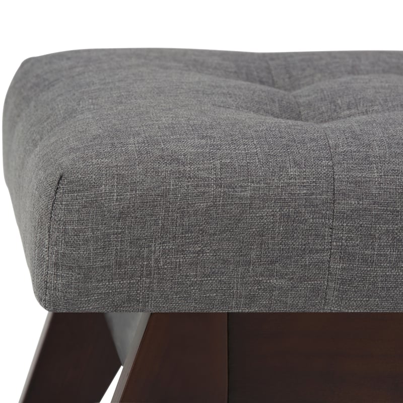 WYNDENHALL Tierney 40 inch Wide Mid Century Modern Rectangle Ottoman Bench