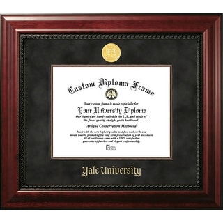 Campus Images Yale Legacy Diploma Frame - Walden University 12.5"x10.3" Black Cherry & Gold
