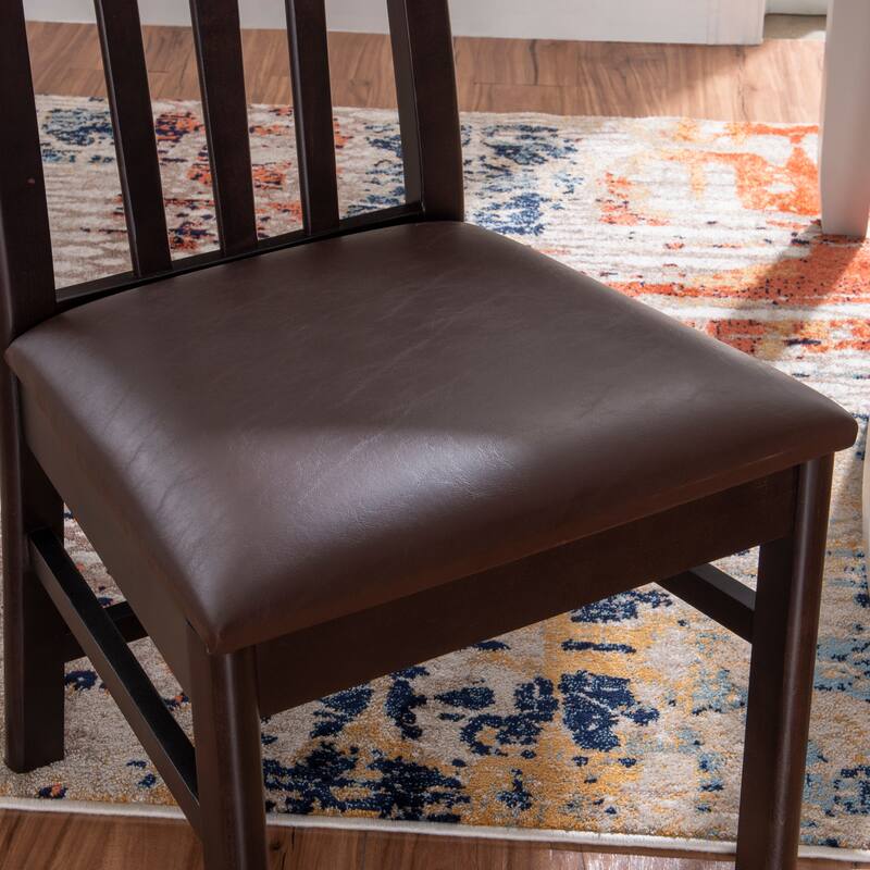 Linon Tawny Beechwood Farmhouse Dining Chair (Set of 2)