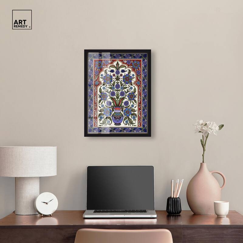 Royal Vase Bloom Shadowbox by Art Remedy