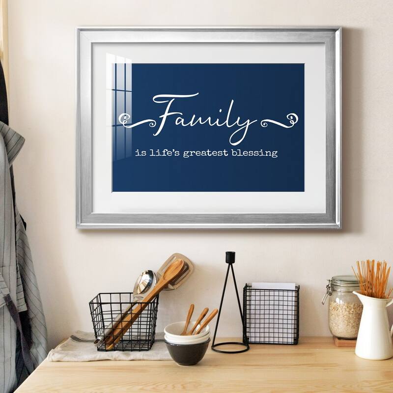 Family Greatest Blessing Premium Framed Print - Ready to Hang