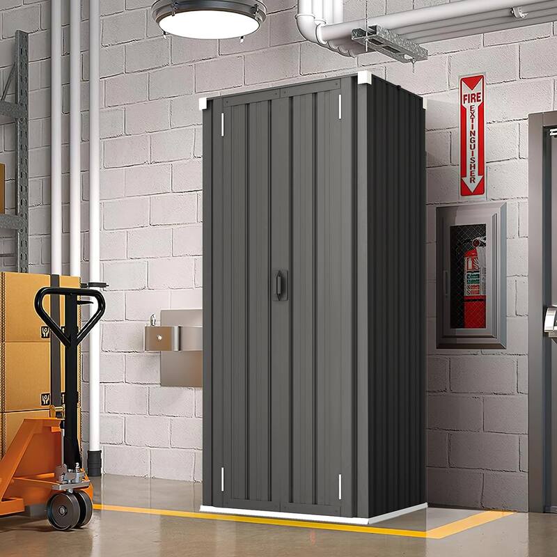 AECOJOY Storage Cabinet Waterproof with Adjustable Shelves - N/A