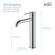 preview thumbnail 24 of 24, Luxury Solid Brass Single Hole Bathroom Vessel Sink Faucet