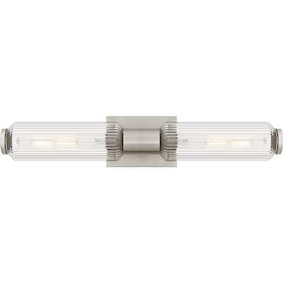 Hawes 2-Light Brushed Nickel Bath Light