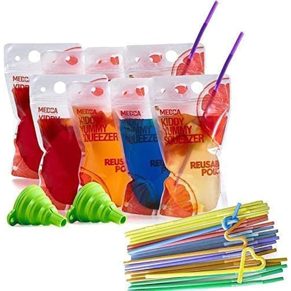 Reusable Drink Pouches-(402 Set)200 Clear Drink Bags - On Sale - Bed Bath &  Beyond - 33329958