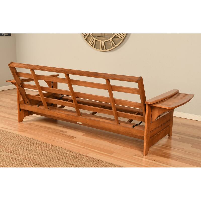 Copper Grove Dixie Oak Full-size 2-drawer Futon Set with Mattress
