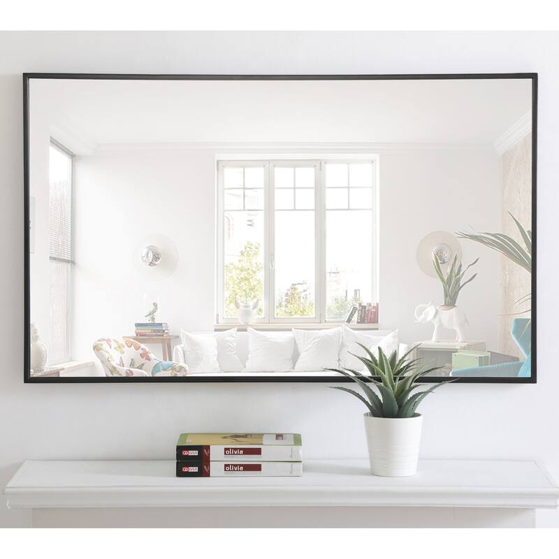 Elegant Lighting Eternity 40"x 24" Rectangular Metal Framed Wall