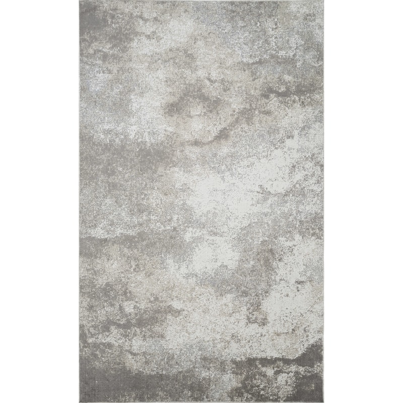 Machine Washable Henry Rug - 5'0" x 8'0" - Ivory/Grey