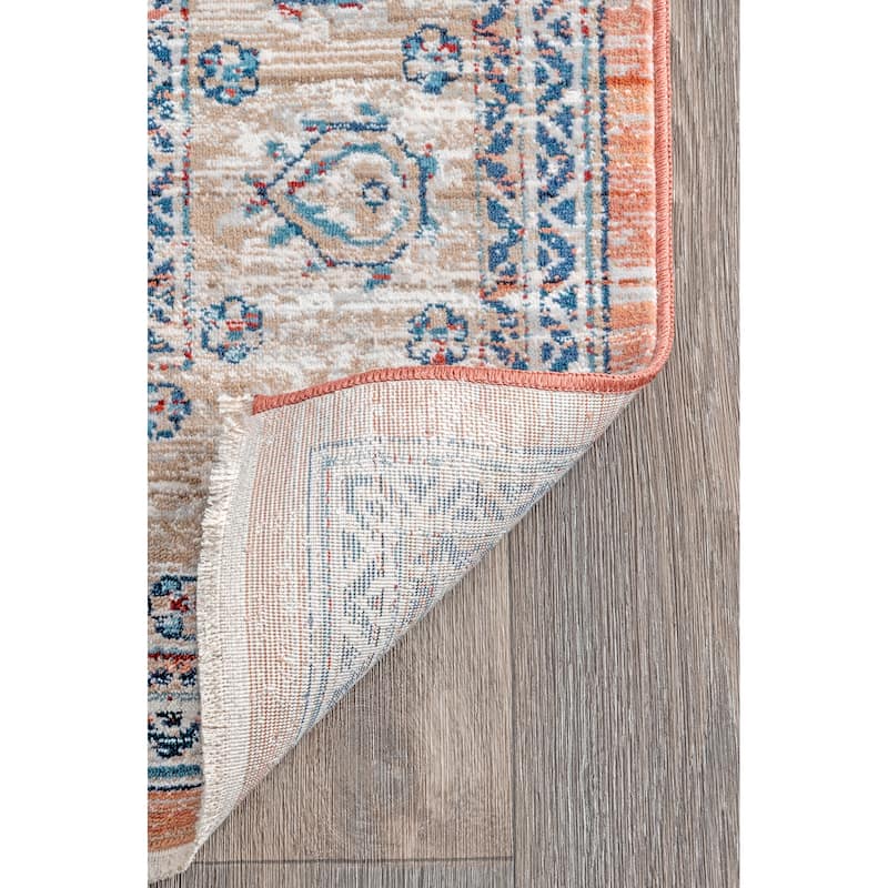 Nuloom Transitional Vintage Medallion Dalby Area Rug