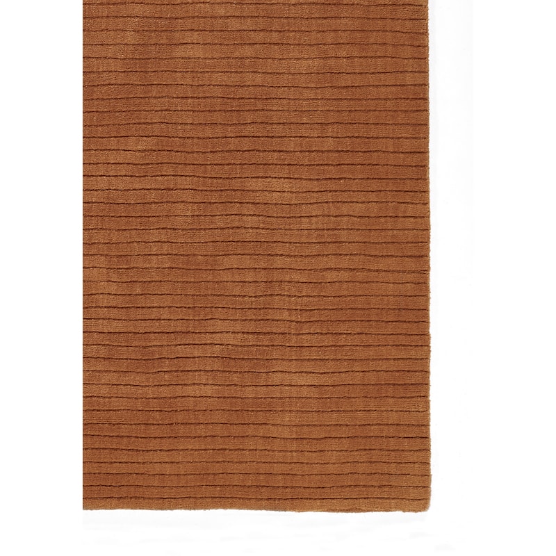 Momeni Asher Hand Loomed Wool Solid Color Area Rug