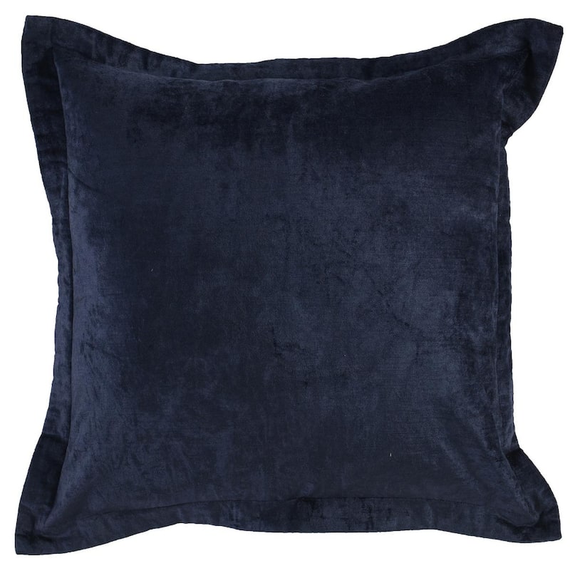 Kosas Home Lapis Velvet 22-inch Throw Pillow - Indigo