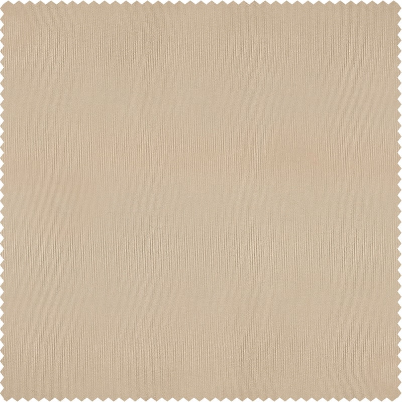 Exclusive Fabrics Faux Silk Taffeta French Pleated Blackout Curtains for Bedroom & Living Room Curtains Single Panel