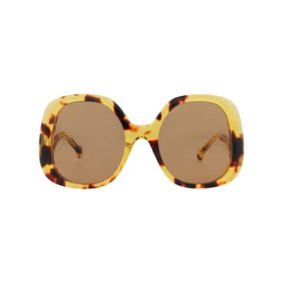 Gucci Round-Frame Acetate Sunglasses