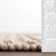 preview thumbnail 17 of 26, Nuloom Dorene Contemporary High-Low Striped Wool Area Rug