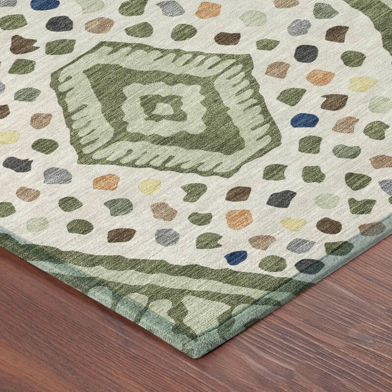 Machine Washable Indoor/ Outdoor Global Nipsey Chantille Rug
