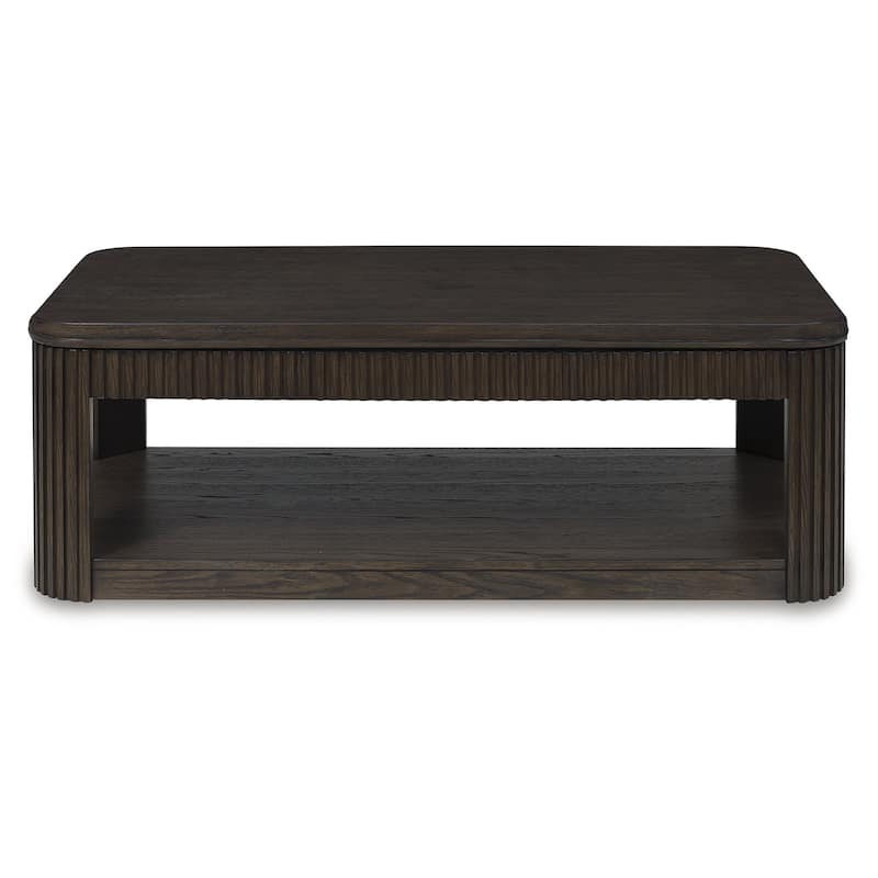 Signature Design by Ashley Carlibrie Dark Brown Lift-Top Coffee Table - 48" W x 26" D x 17" H