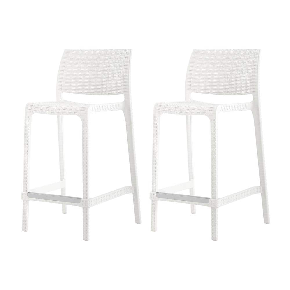 Rue Resin Stackable Counter Stools, Set of 2
