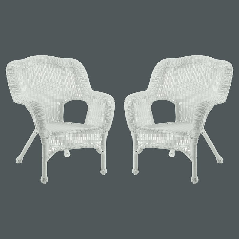Chelsea Resin Wicker Patio Dining Chair (Set of 2)