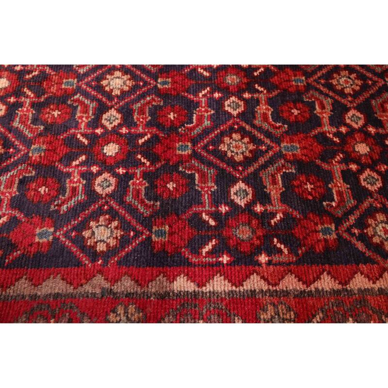 ECARPETGALLERY Hand-knotted Andelz Dark Navy Wool Rug - 5'2 x 10'4