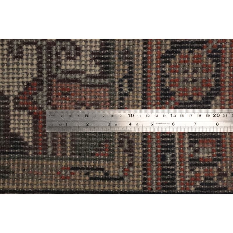 Hand Knotted Oriental 100% Wool Carpet Traditional Medallion Oranges & Rust Heriz (serapi) Area Rug - 5' 1'' X 3' 0''