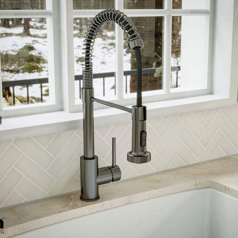 Karran Loxton Touchless Single-Handle Pull-Down Sprayer Kitchen Faucet