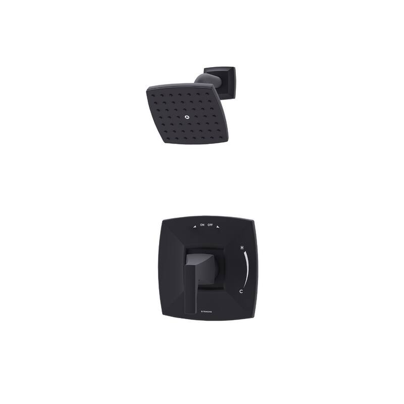 Symmons 569115TRM Oak Shower Only Trim Package with 1.5 GPM Single - Matte Black