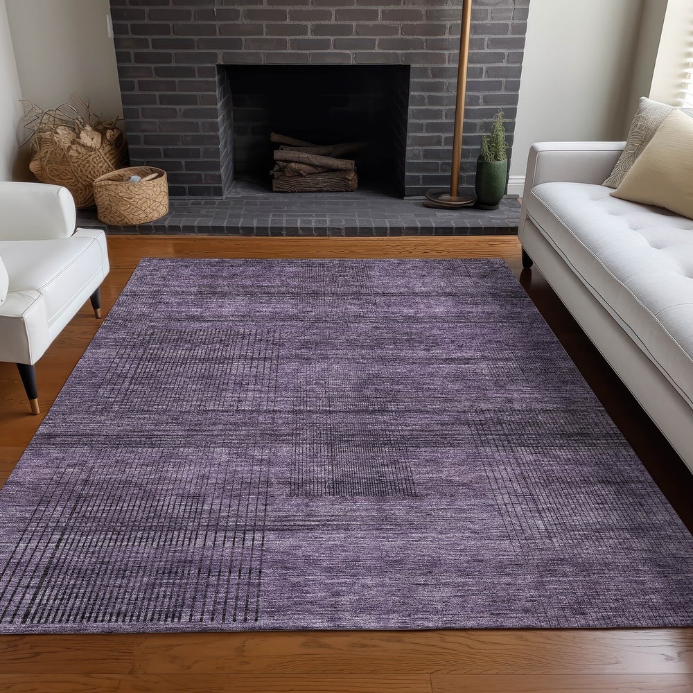 Premium Washable Super Soft Solid Hatches Mayfield Rug