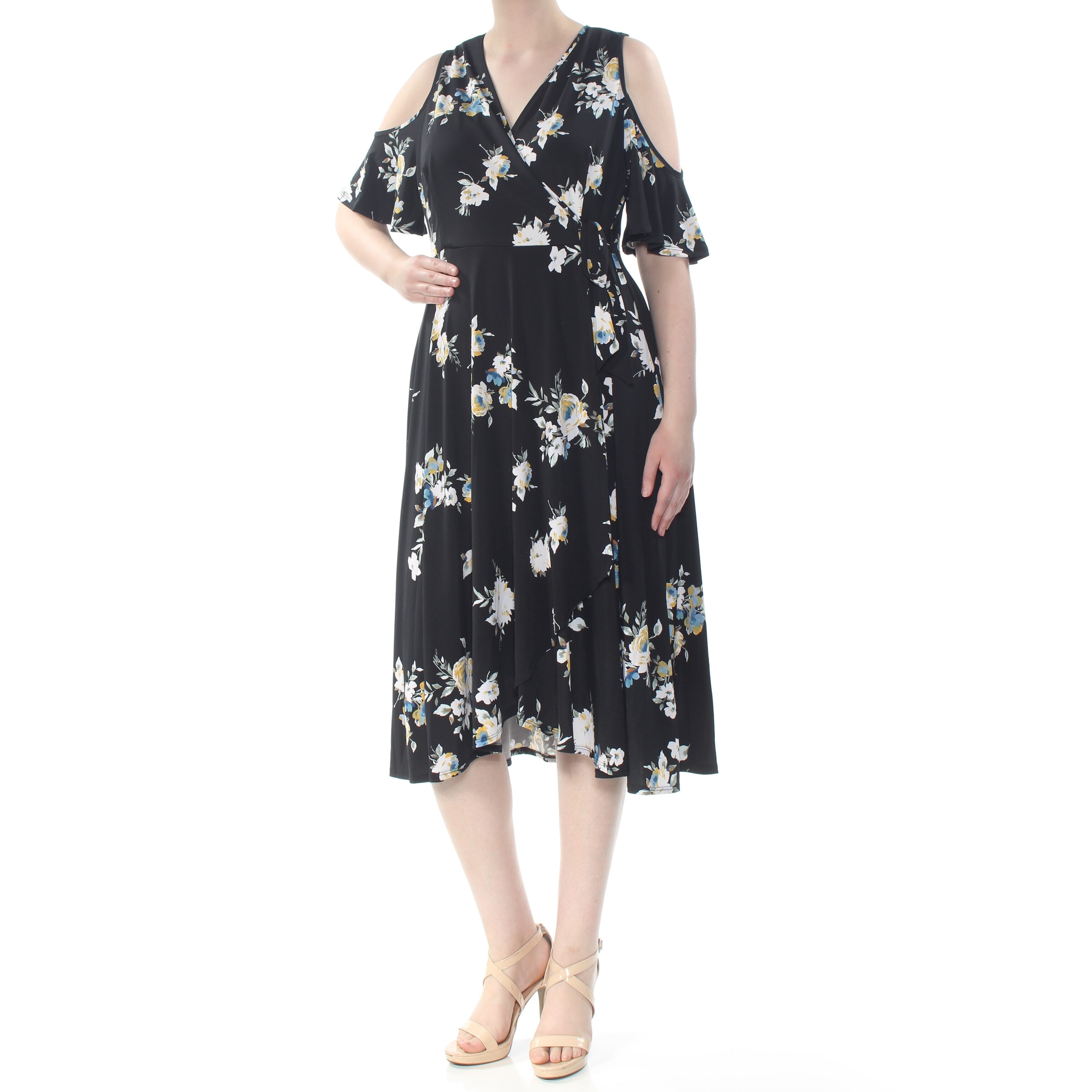 plus size below the knee dresses