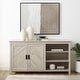 preview thumbnail 1 of 16, Middlebrook 58-inch Chevron 2-Door Buffet Console