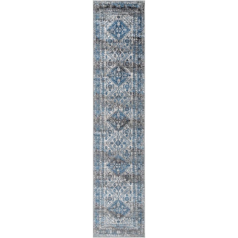 Livabliss Monte Carlo Updated Traditional Medallion Area Rug