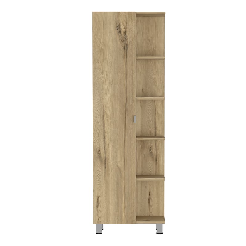 Portland 5-Shelf Linen Cabinet
