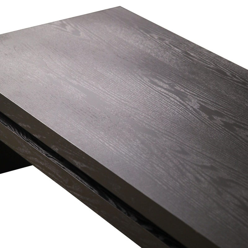 Modern 47.6"W Wood Coffee Table with Sleek Floating Top Design for Stylish Living Room Decor