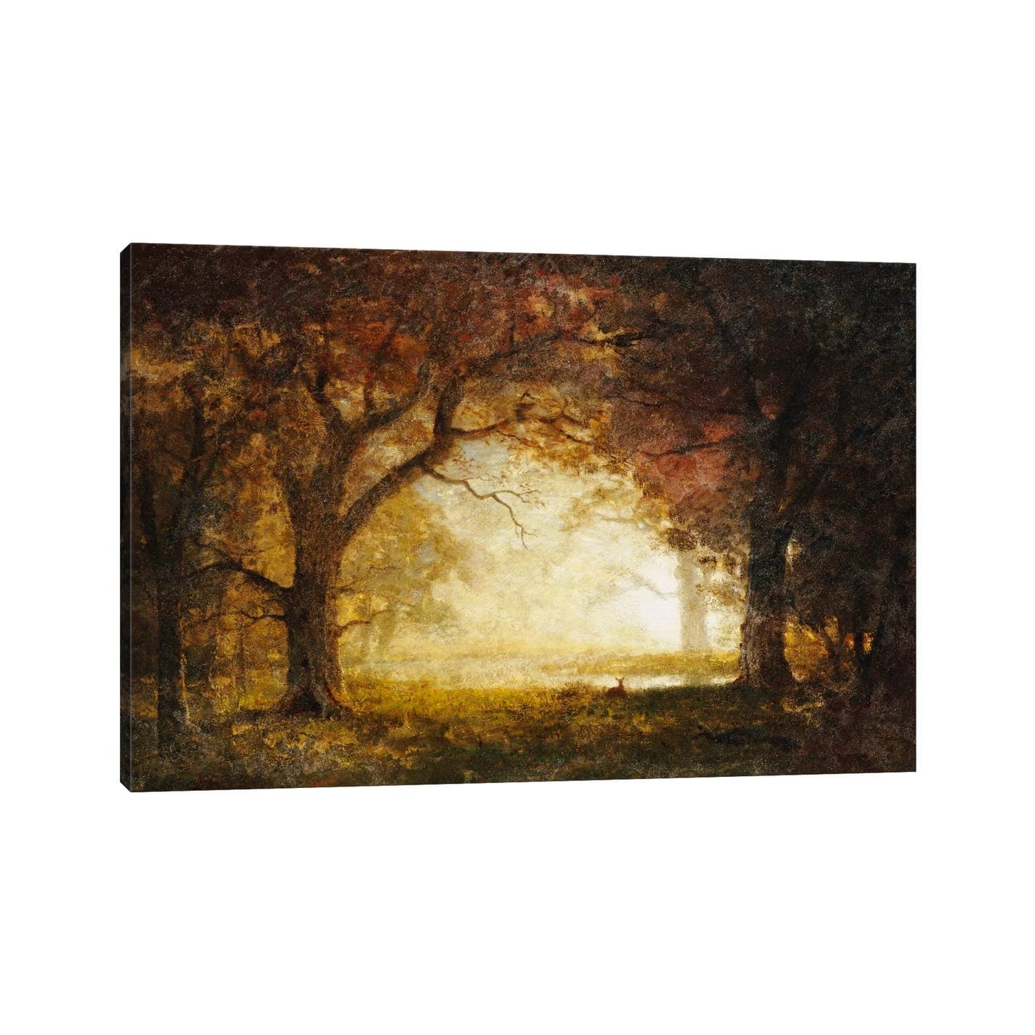 iCanvas "Forest Sunrise " by Albert Bierstadt Canvas Print