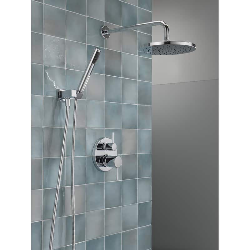 Delta T342702 Modern Round Non Shared Function Shower System Package