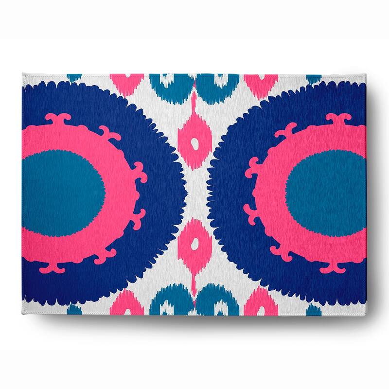 Boho Soft Chenille Rug - 5' x 7' - Pink