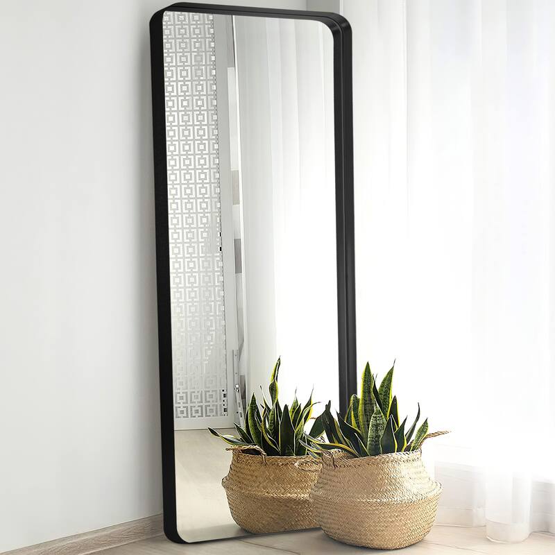Modern Deep Rectangle Round Corner Wall Mirrors for Bathroom Mirror