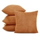 preview thumbnail 14 of 90, Deconovo Throw Pillow Covers, Corduroy Striped Decorative Covers, Set of 4
