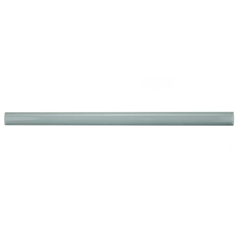 Merola Tile Chester Demi-Bullnose Acqua 1/2" x 12" Ceramic Wall Trim - (1 Tile)