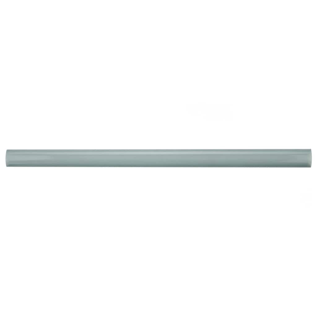 Merola Tile Chester Demi-Bullnose Acqua 1/2" x 12" Ceramic Wall Trim - (1 Tile)