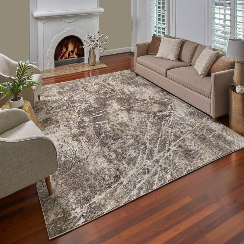 Gertmenian Barcelona Polyester / Polypropylene Turfted High-Low Area Rug Collection