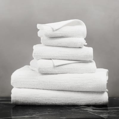 Indigo Road by Egypt Sherrod Denbrook Jacquard Texture 6-Piece Bath Towel Set - 30" x 56" (Bath Towel)