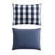 preview thumbnail 4 of 6, Eddie Bauer Lakehouse Plaid Blue Cotton Duvet Cover Set