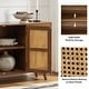 preview thumbnail 37 of 55, Filippo Traditional Rattan 3-Door Sideboard Cabinet by HULALA HOME