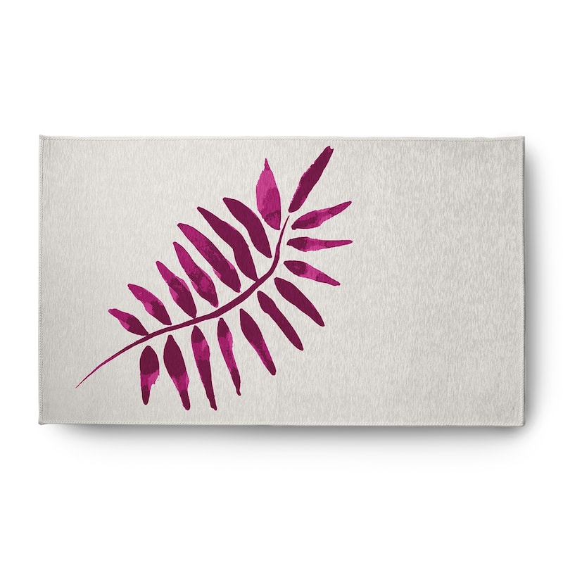 Frond 2 Spring Chenille Indoor/Outdoor Rug - Purple - 3' x 5'