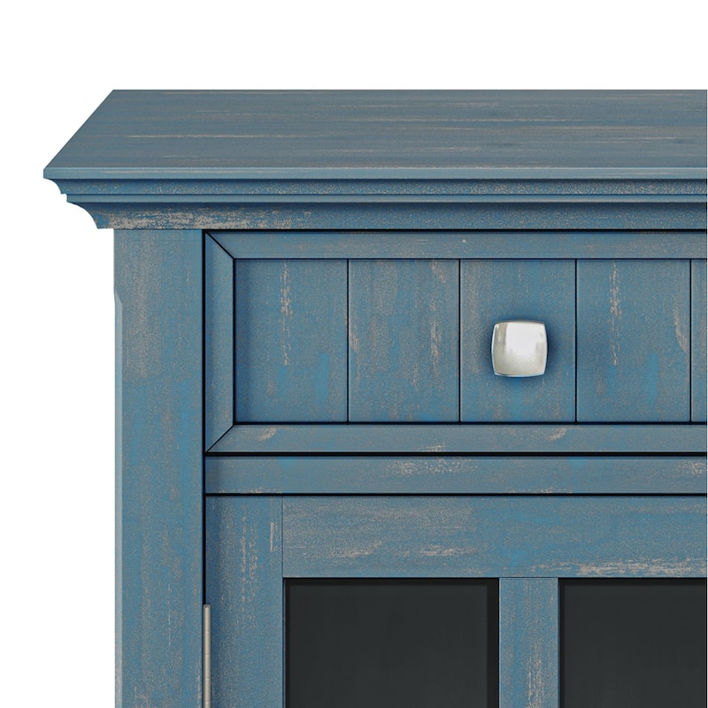 WYNDENHALL Normandy SOLID WOOD Entryway Storage Cabinet