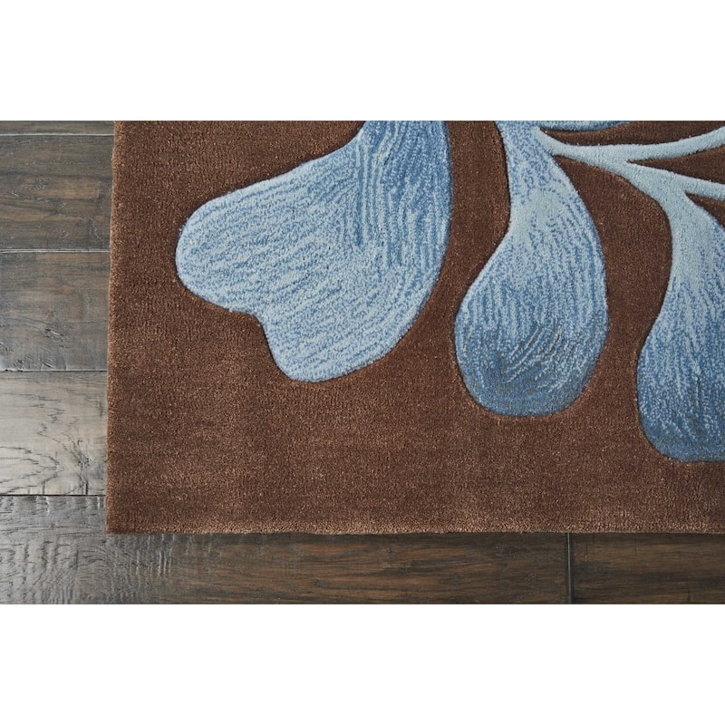 Nourison Contours Hand-tufted Botanical Area Rug