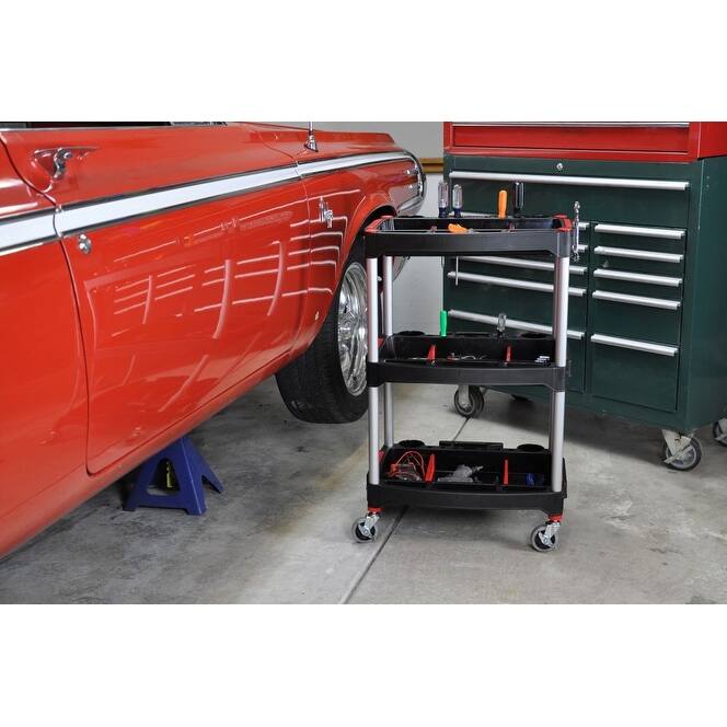 Luxor Mechanic's Three-Shelf Cart